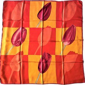 Giorgio Passigati silk 100% tulip scarf